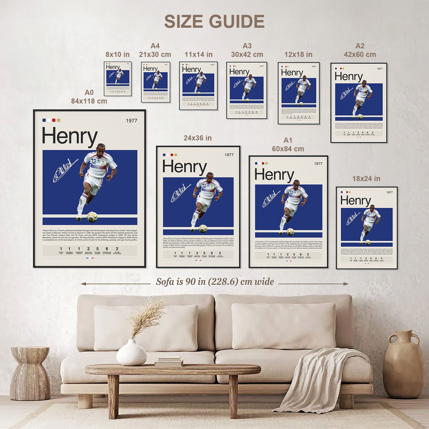 Thierry Henry Poster Postersport