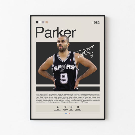 Tony Parker Poster Postersport