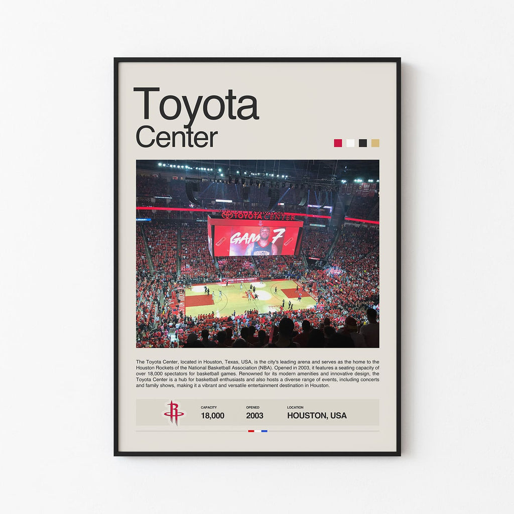 Toyota Center Poster Postersport