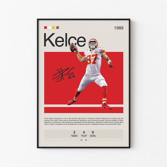 Travis Kelce Poster Postersport