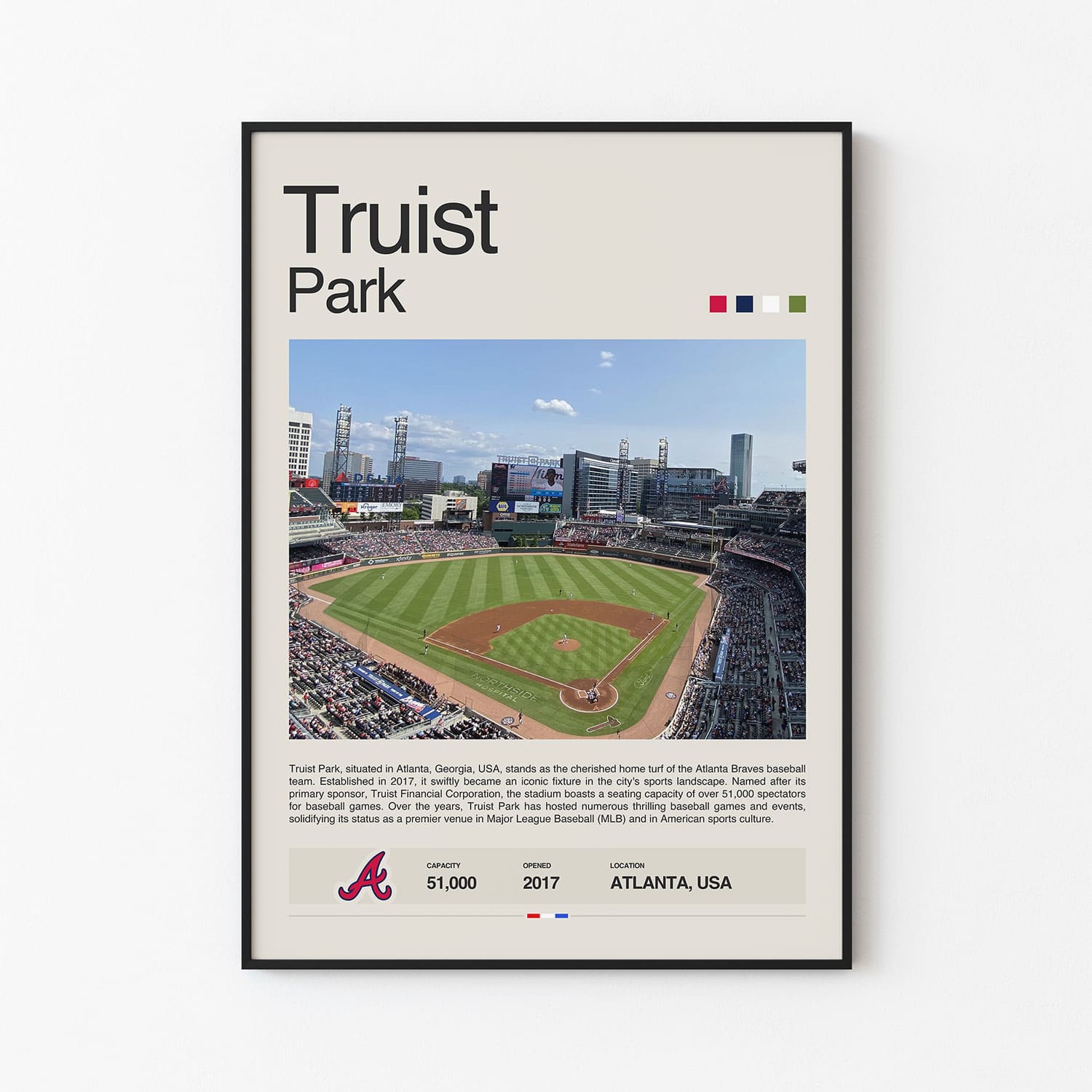 Truist Park Poster Postersport