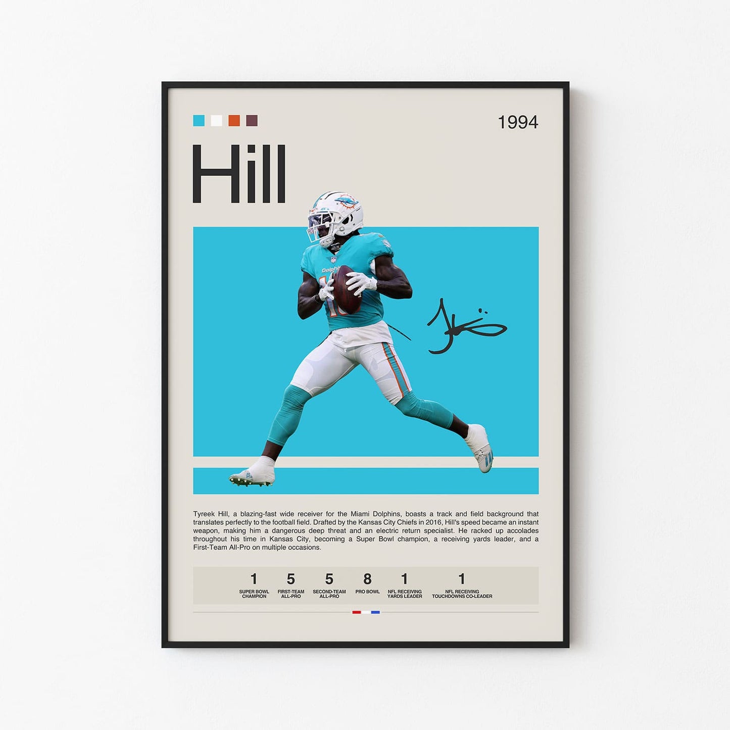 Tyreek Hill Poster Postersport