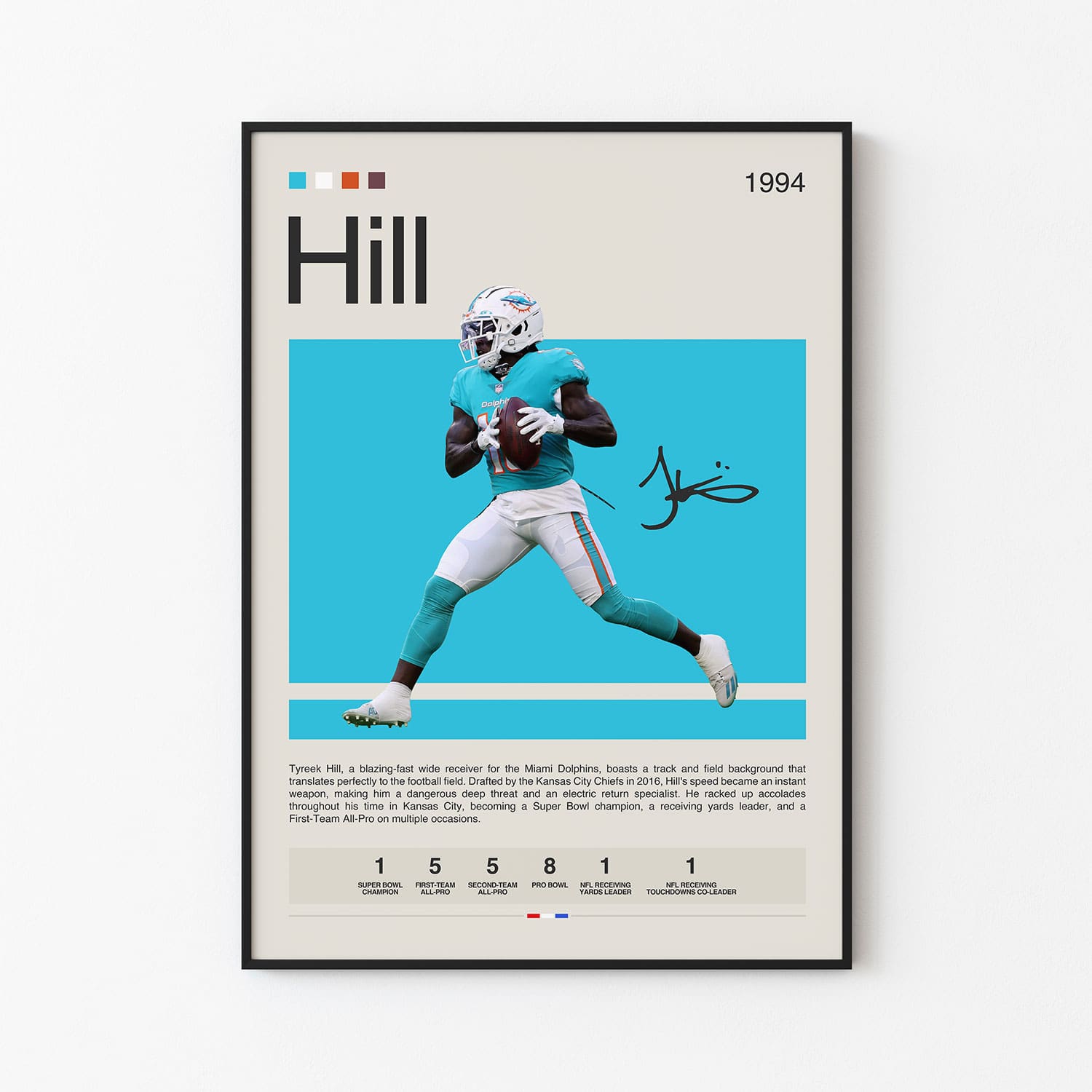 Tyreek Hill Poster Postersport