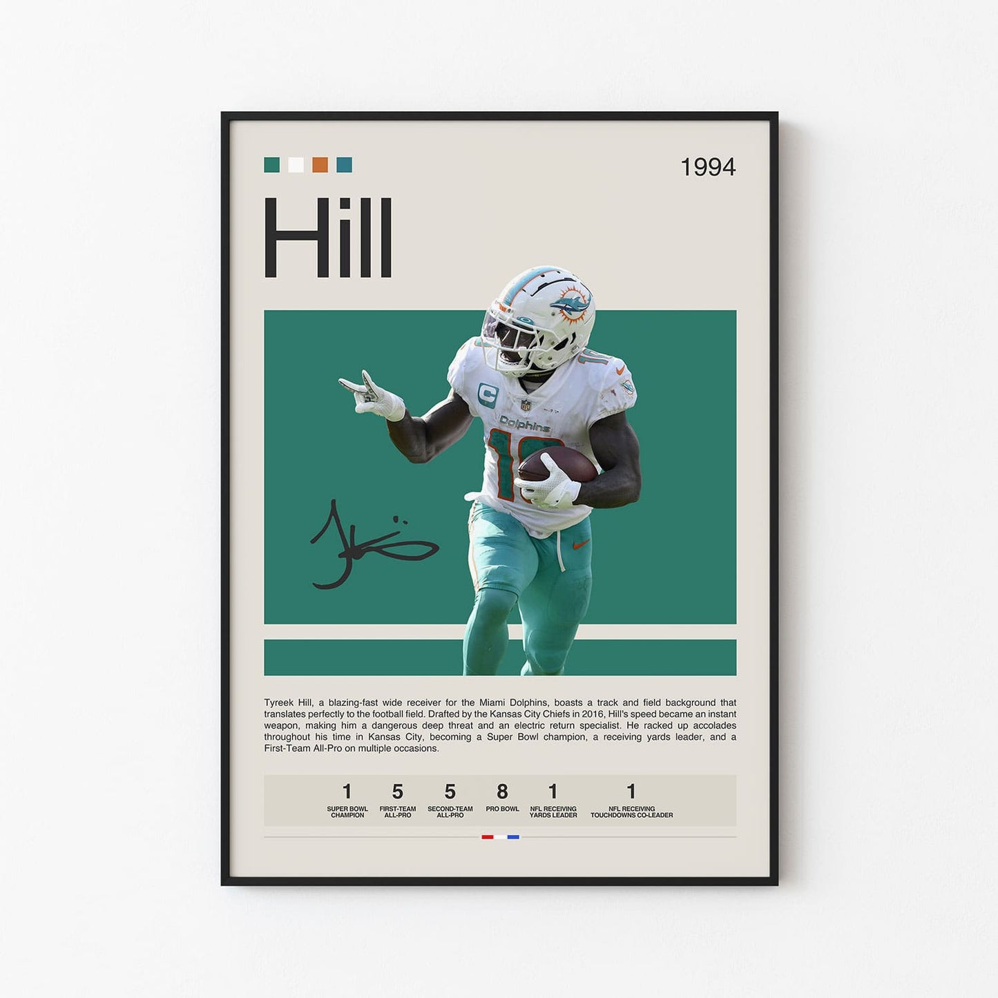 Tyreek Hill Poster Postersport