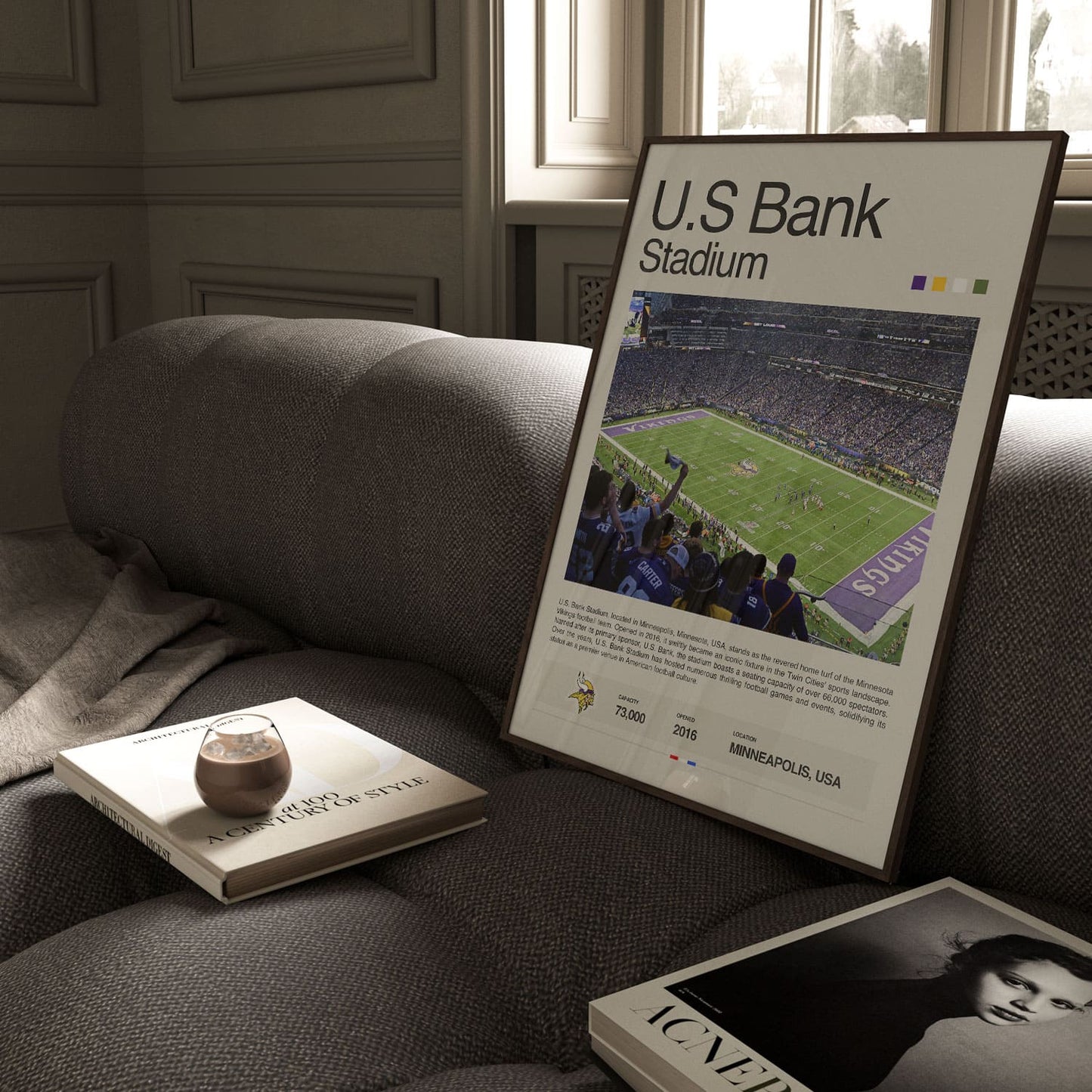 US Bank Stadium Poster Postersport