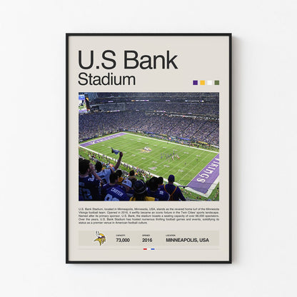 US Bank Stadium Poster Postersport