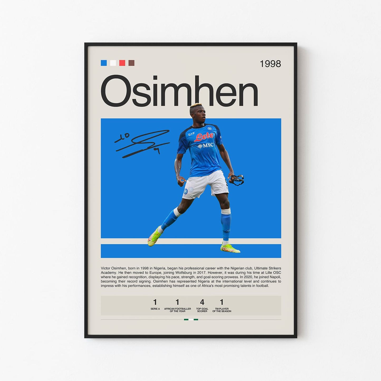 Victor Osimhen Poster Postersport