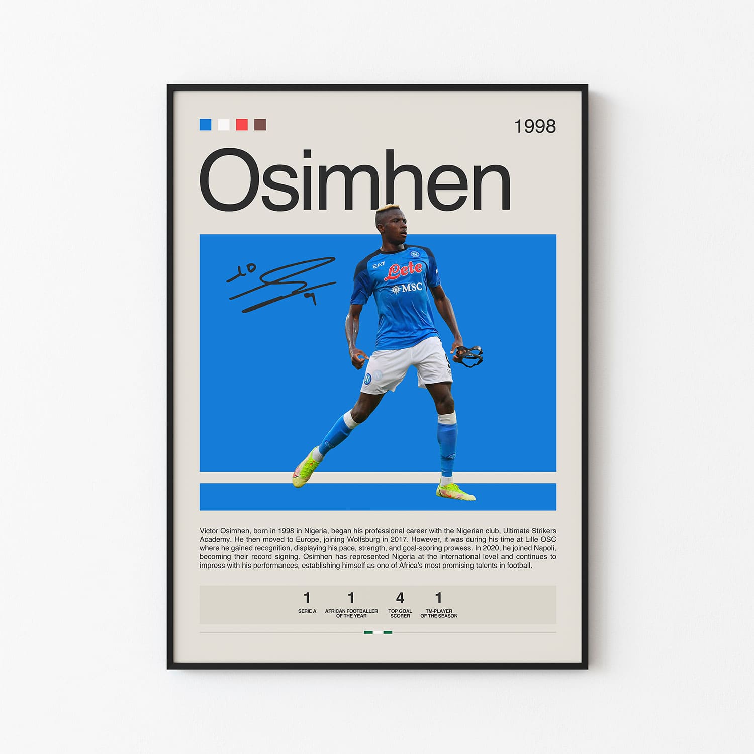 Victor Osimhen Poster Postersport