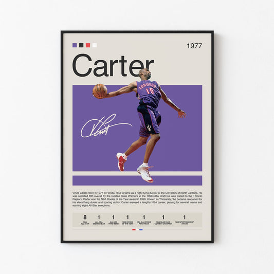 Vince Carter Poster Postersport