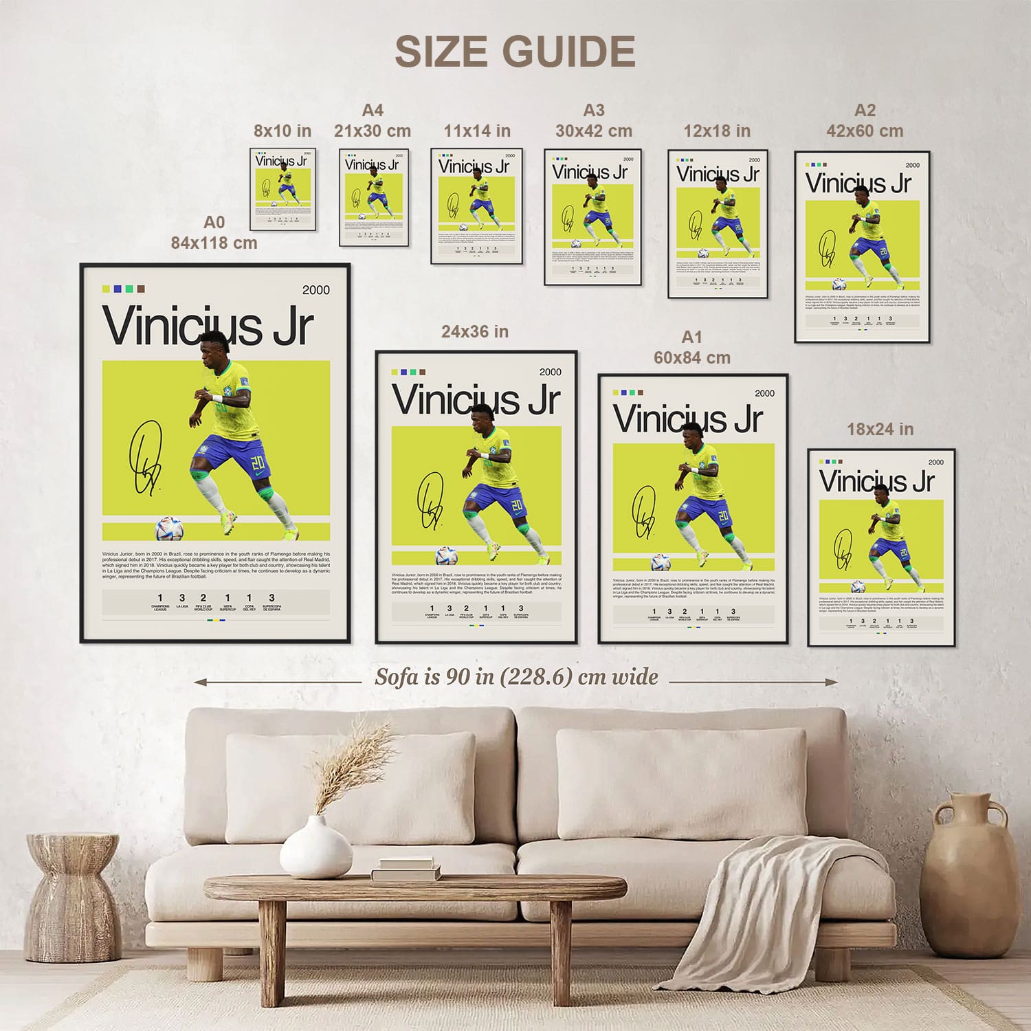 Vinicius Jr Poster Postersport