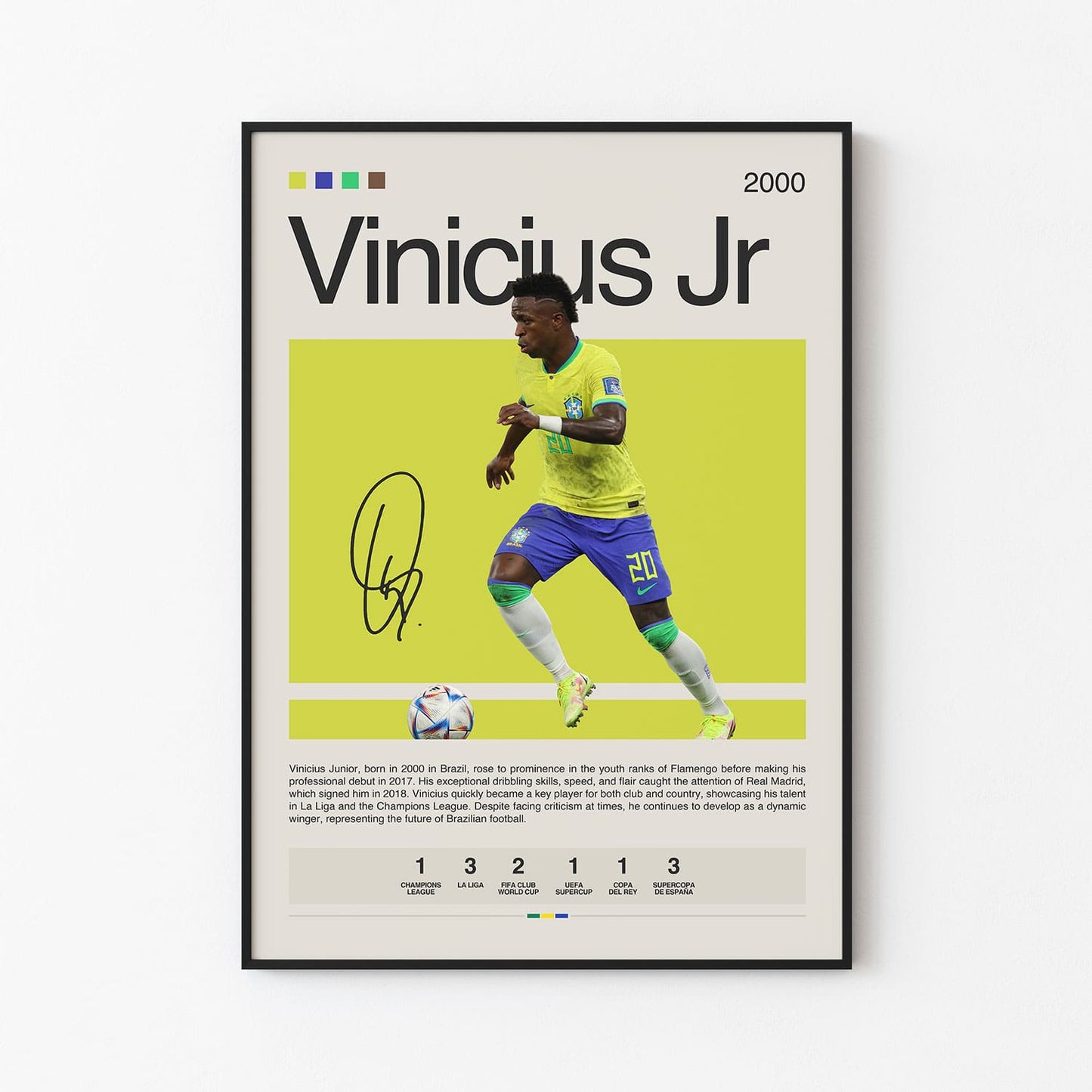 Vinicius Jr Poster Postersport