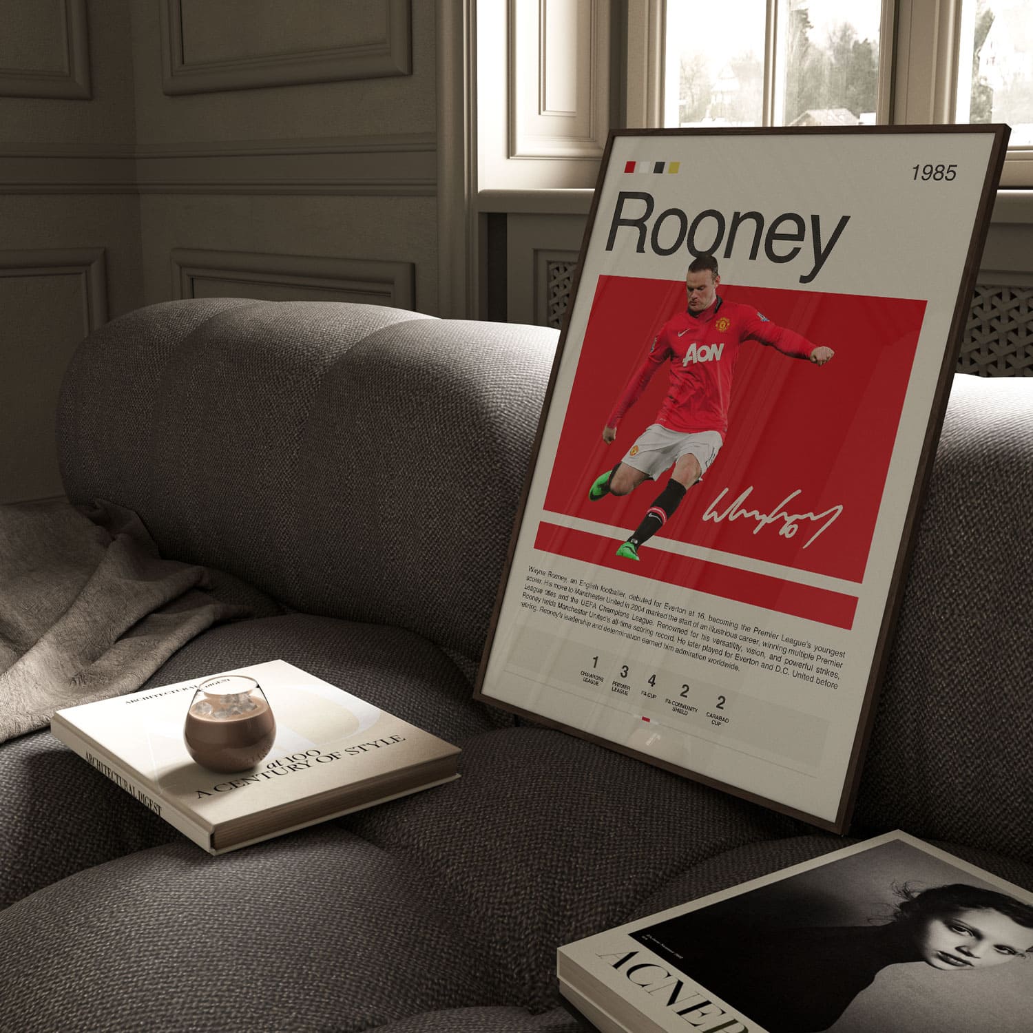 Wayne Rooney Poster Postersport