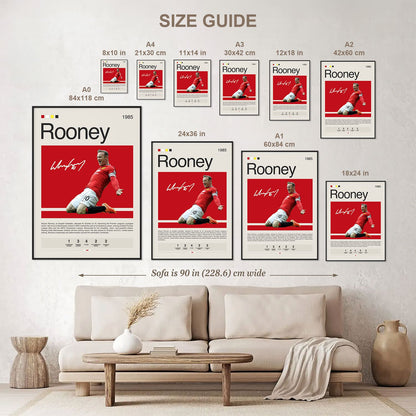 Wayne Rooney Poster Postersport