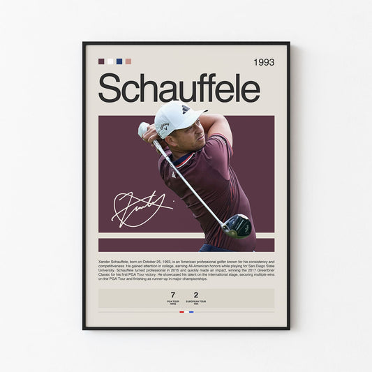 Xander Schauffele Poster Postersport