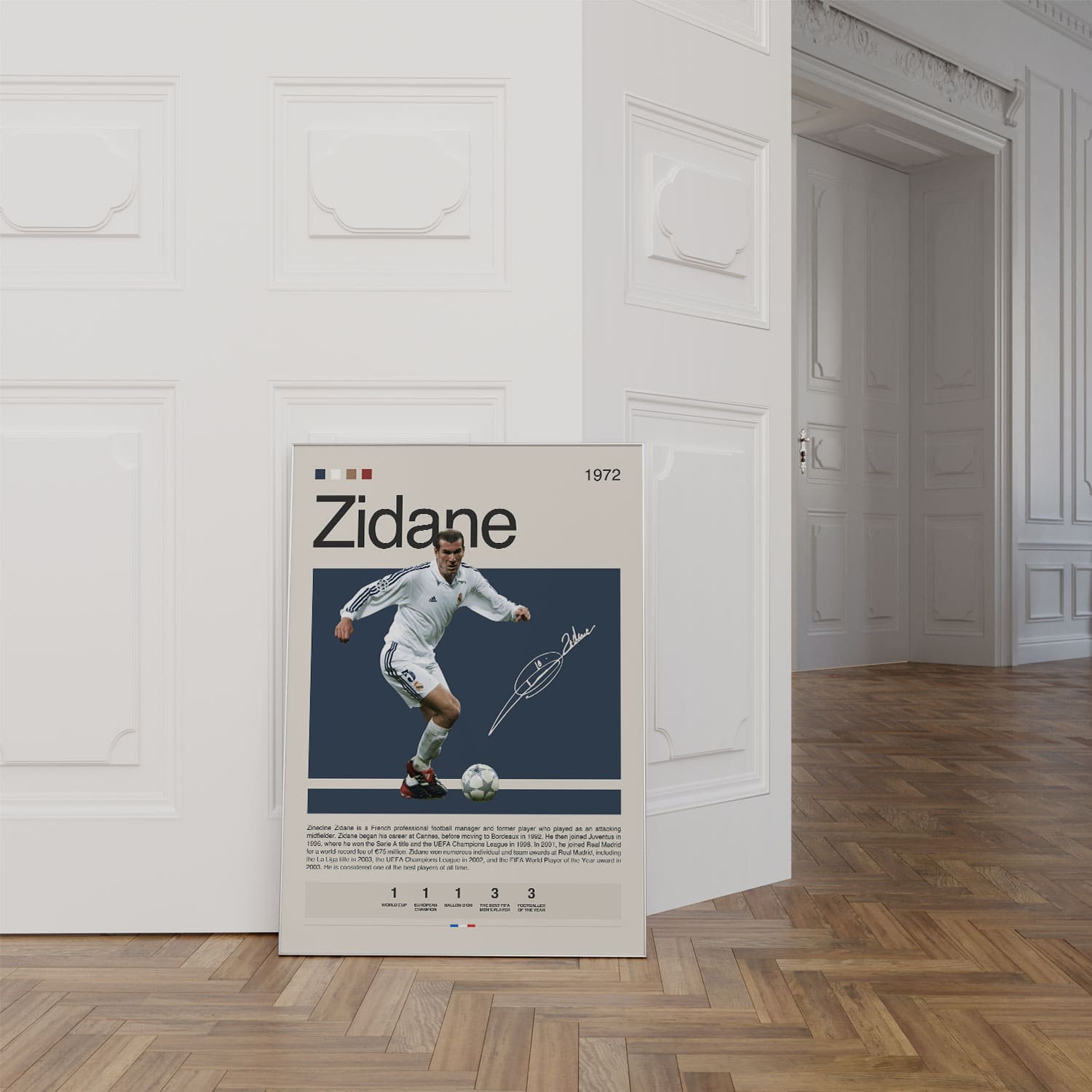 Zinedine Zidane Poster Postersport