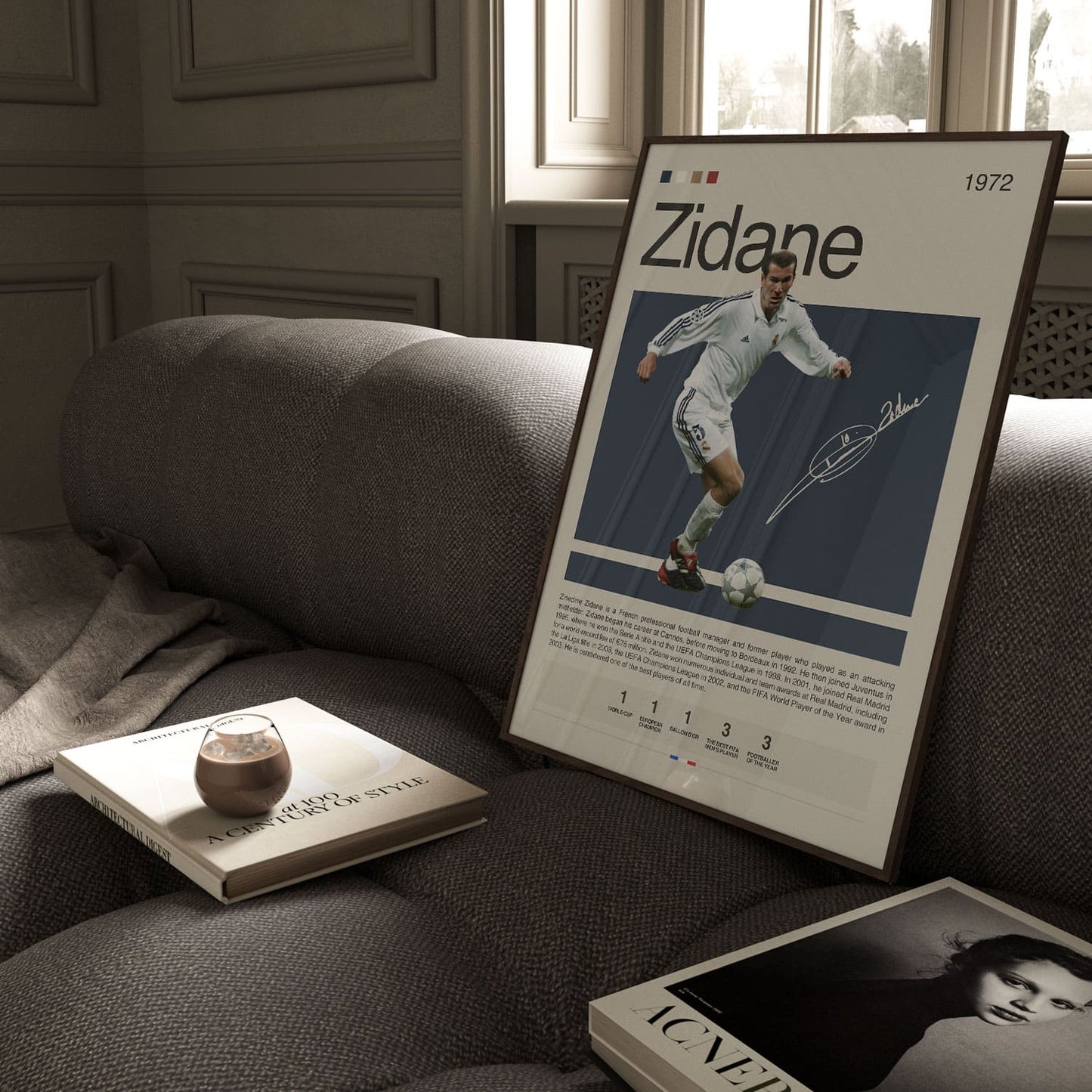 Zinedine Zidane Poster Postersport