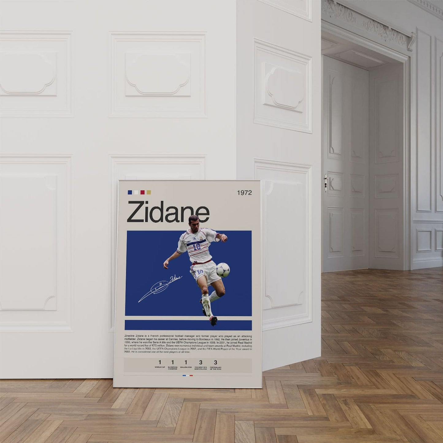 Zinedine Zidane Poster Postersport