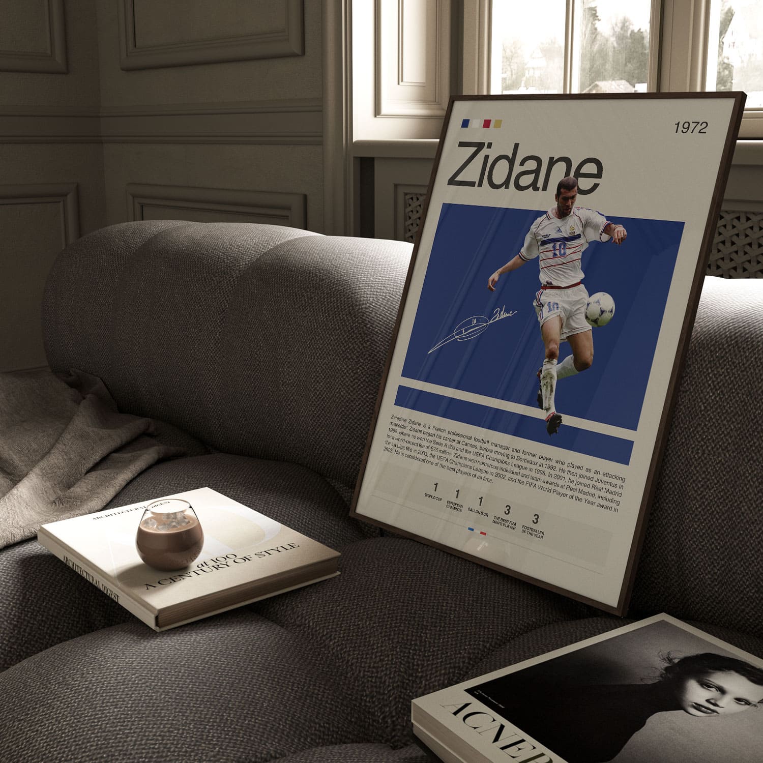 Zinedine Zidane Poster Postersport