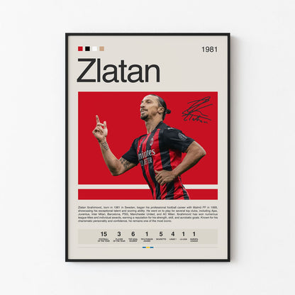 Zlatan Ibrahimovic Poster Postersport