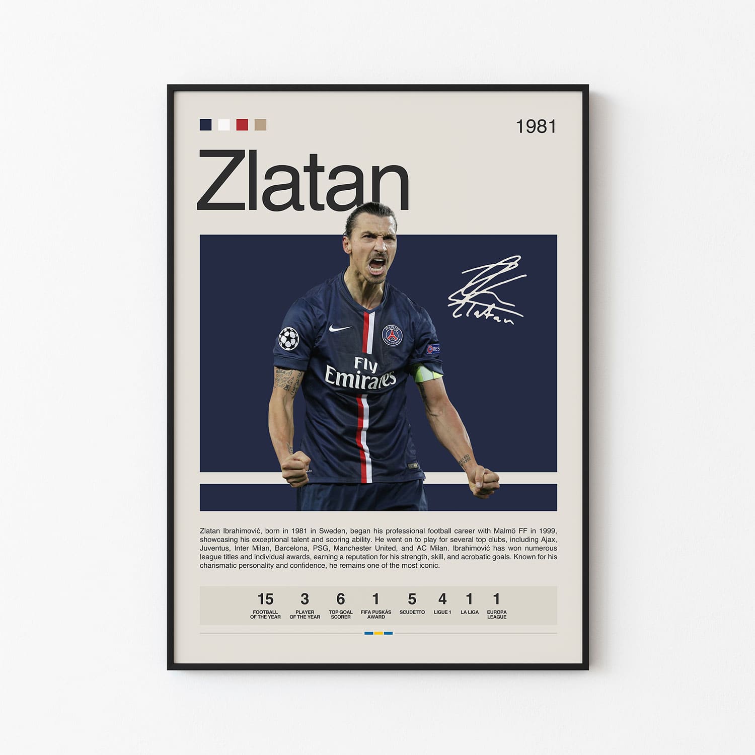 POSTER: Zlatan Ibrahimovic: God of Goals | LA Galaxy POSTER: Zlatan Ibrahimovic: God of Goals | LA Galaxy